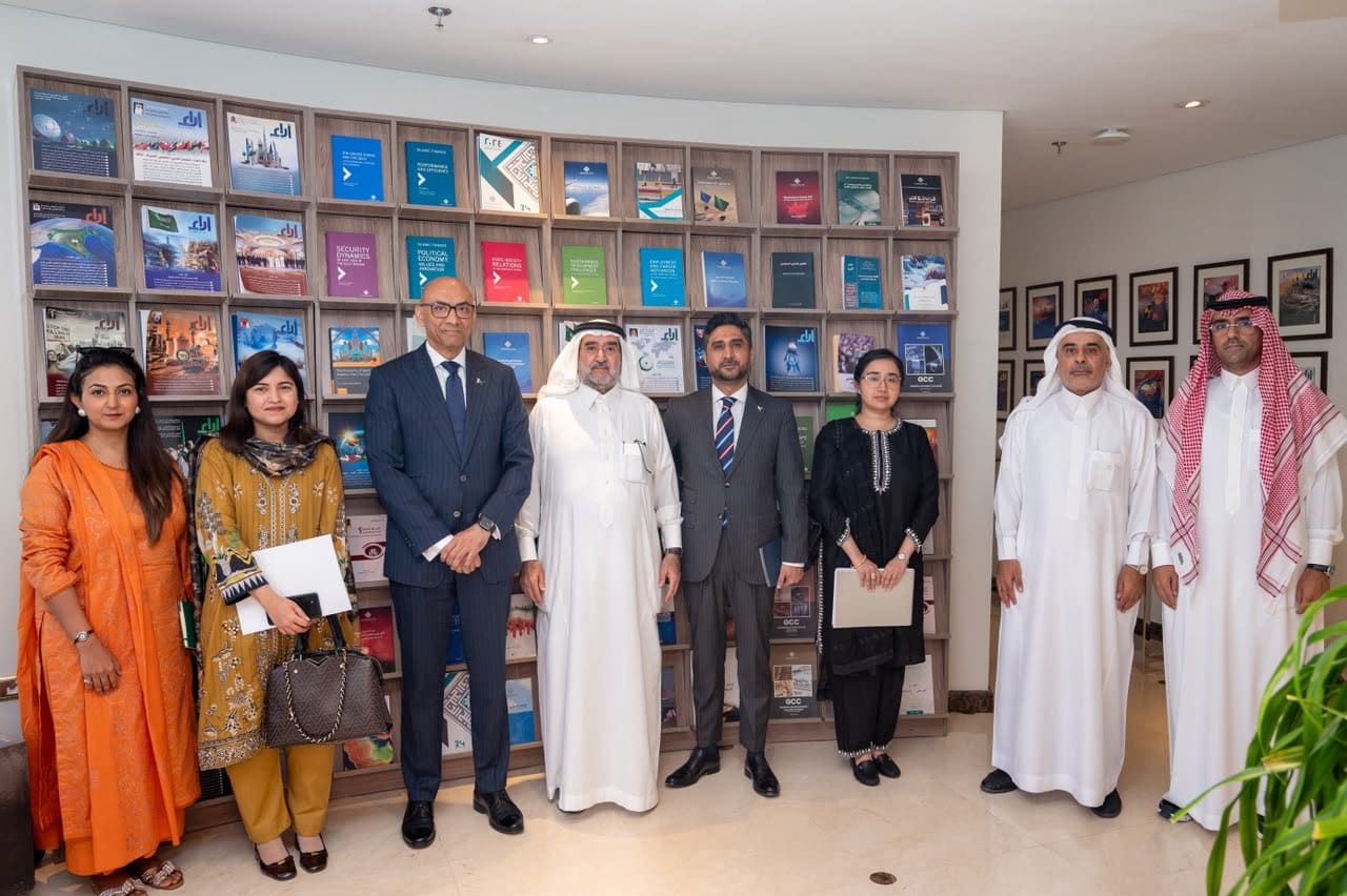 Dr. Abdulaziz Sager, Founder and Chairman of the Gulf Research Center (GRC), Meets Pakistani Ambassador to Saudi Arabia