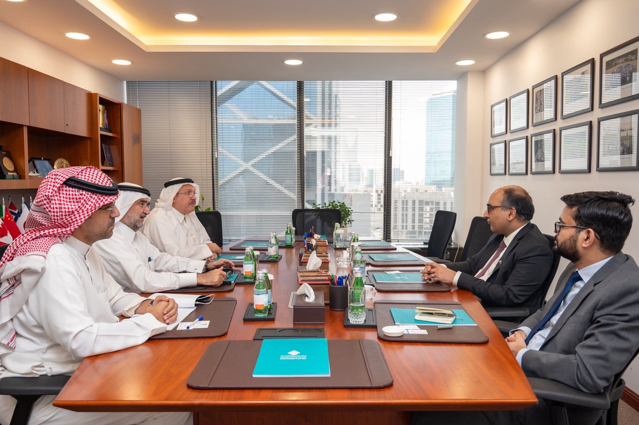 Dr. Abdulaziz Sager, Founder and Chairman of the Gulf Research Center (GRC), met with H.E. Mr. Vipul, Ambassador of India to the Kingdom of Saudi Arabia